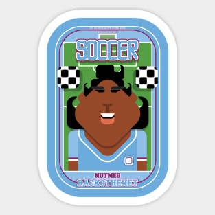 Soccer/Football Sky Blue - Nutmeg Backothenet - Aretha version Sticker